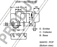 2SB1119 Datasheet PDF SANYO -> Panasonic