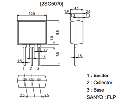 2SC5070 Datasheet PDF SANYO -> Panasonic