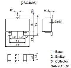 2SC4695 Datasheet PDF SANYO -> Panasonic