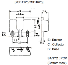 2SB1125 Datasheet PDF SANYO -> Panasonic