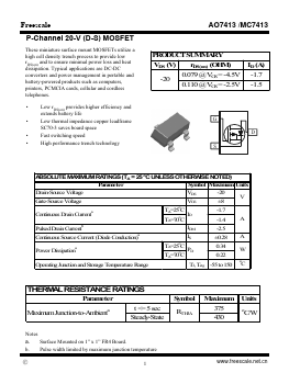 MC7413 Datasheet PDF SHENZHENFREESCALE