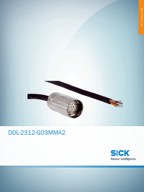 DOL-2312-G03MMA2 Datasheet PDF SICK AG
