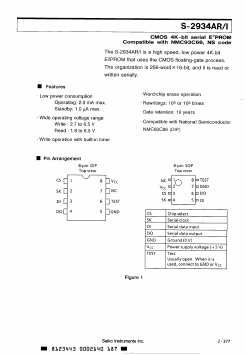 S-2934AIF01 Datasheet PDF Seiko Instruments Inc