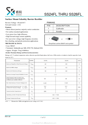 SS24FL Datasheet PDF SHIKE Electronics