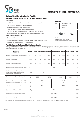 SS310G Datasheet PDF SHIKE Electronics