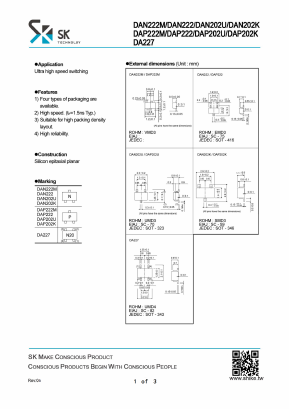 DAN222 Datasheet PDF SHIKE Electronics
