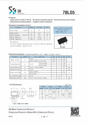 78L06 Datasheet PDF SHIKE Electronics
