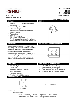 S43LCC0403 Datasheet PDF Sangdest Microelectronic (Nanjing) Co., Ltd