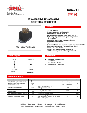 183NQ080R-1 Datasheet PDF Sangdest Microelectronic (Nanjing) Co., Ltd