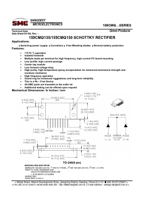 159CMQ150 Datasheet PDF Sangdest Microelectronic (Nanjing) Co., Ltd
