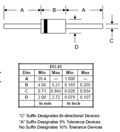 P4KE11A Datasheet PDF Sangdest Microelectronic (Nanjing) Co., Ltd