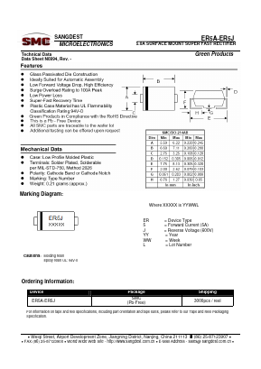 ER5G-G Datasheet PDF Sangdest Microelectronic (Nanjing) Co., Ltd