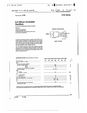 C122 Datasheet PDF Solid State Devices, Inc.