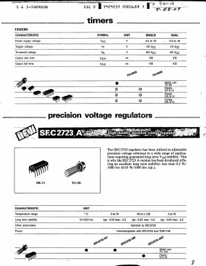 SFC2723A Datasheet PDF STMicroelectronics