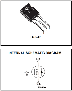 STW14NC50 Datasheet PDF STMicroelectronics