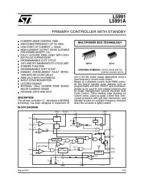 L5991 Datasheet PDF STMicroelectronics