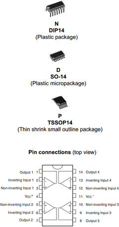 TS924IDT Datasheet PDF STMicroelectronics