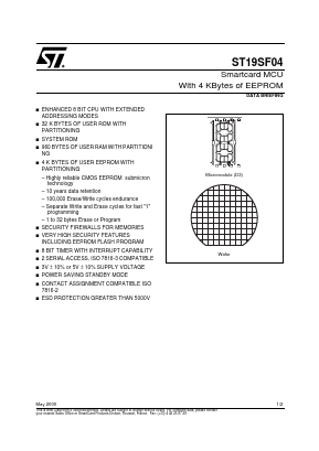 ST19SF04 Datasheet PDF STMicroelectronics