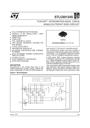 STLC60134S Datasheet PDF STMicroelectronics