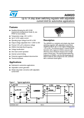 A6902D Datasheet PDF STMicroelectronics
