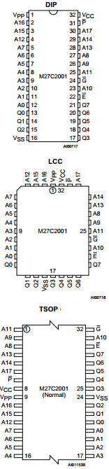 M27C2001_06 Datasheet PDF STMicroelectronics