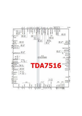 TDA7516AF Datasheet PDF STMicroelectronics
