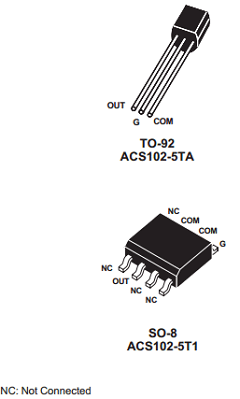 ACS102-5TA Datasheet PDF STMicroelectronics