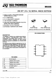 M9306 Datasheet PDF STMicroelectronics