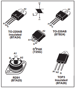 BTA25-600CW Datasheet PDF STMicroelectronics