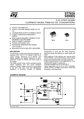 ST763AC Datasheet PDF STMicroelectronics