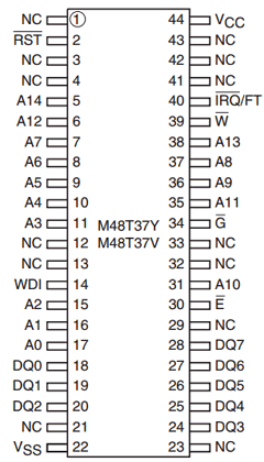 M48T37Y-10MH1 Datasheet PDF STMicroelectronics