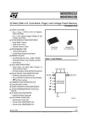 M59DR032E100N1T Datasheet PDF STMicroelectronics
