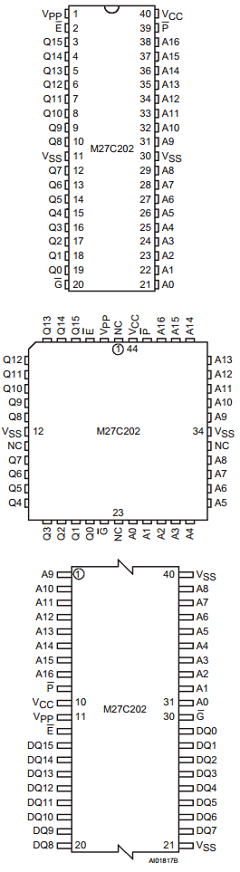 M27C202-120N6TR Datasheet PDF STMicroelectronics