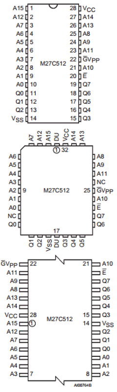 M27C512-10B3X Datasheet PDF STMicroelectronics