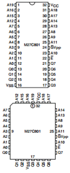 M27C801-100B1 Datasheet PDF STMicroelectronics