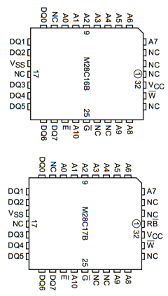 M28C16-120K1TR Datasheet PDF STMicroelectronics