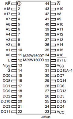 M29W160DB90N1T Datasheet PDF STMicroelectronics