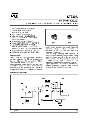 ST730ABN Datasheet PDF STMicroelectronics