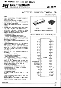 MK5025 Datasheet PDF STMicroelectronics