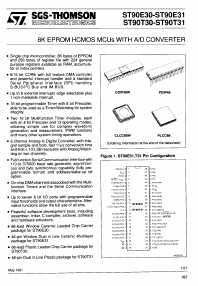 ST90E30 Datasheet PDF STMicroelectronics