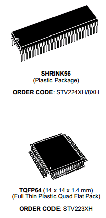 STV2246H/86H Datasheet PDF STMicroelectronics