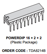TDA8214 Datasheet PDF STMicroelectronics
