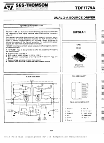 TDF1779A Datasheet PDF STMicroelectronics