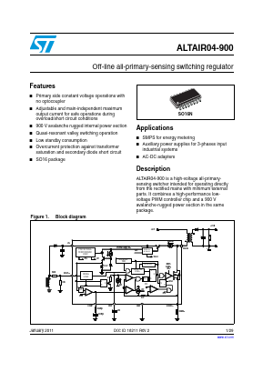 ALTAIR04-900TR Datasheet PDF STMicroelectronics