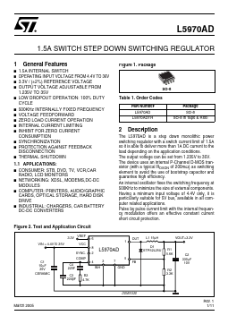 L5970AD Datasheet PDF STMicroelectronics