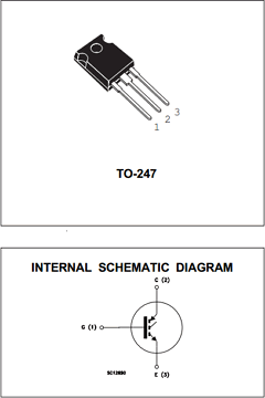 STGW50NB60H Datasheet PDF STMicroelectronics