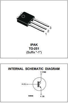STGD7NB60H-1 Datasheet PDF STMicroelectronics