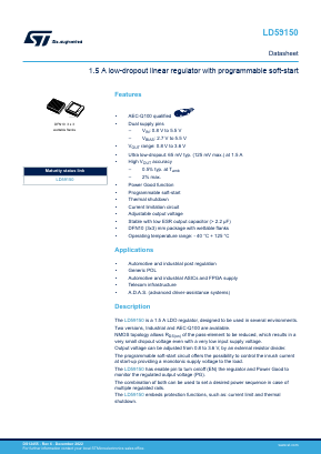 LD59150 Datasheet PDF STMicroelectronics