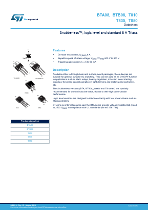 T83560 Datasheet PDF STMicroelectronics