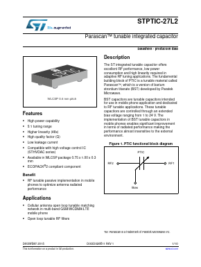 STPTIC-68G2H5 Datasheet PDF STMicroelectronics